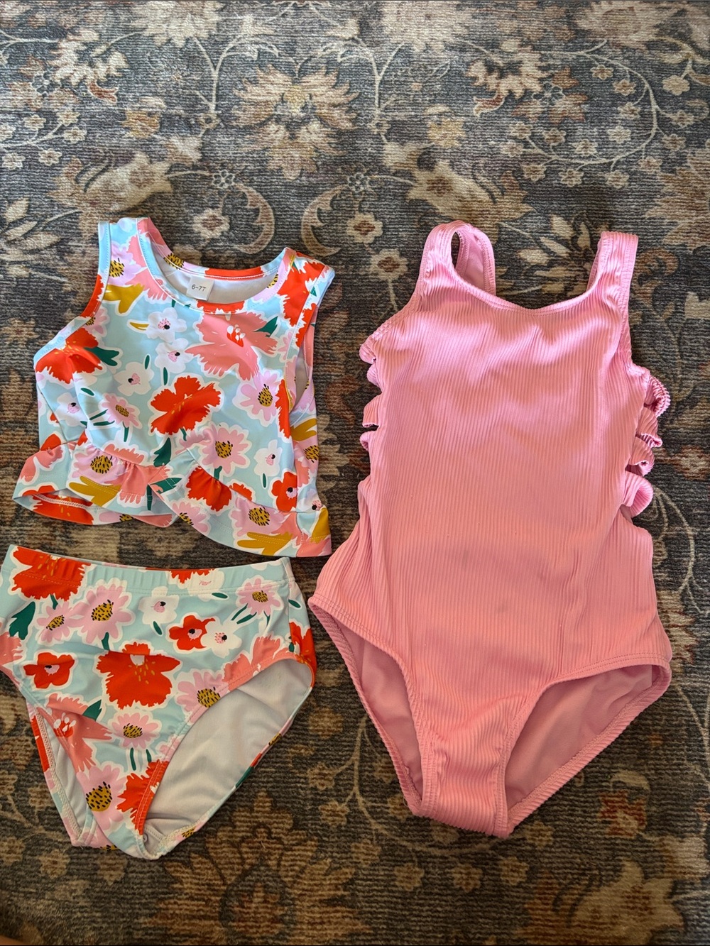 Girls Bathing Suit Set